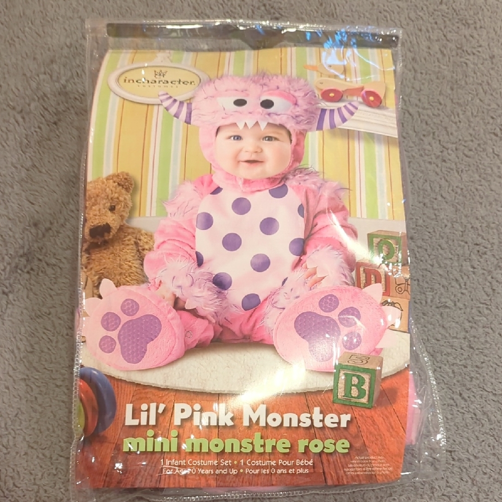 InCharacter Lil' Pink Monster Costume for Kids
